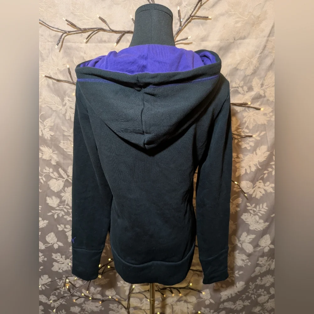 Puma Black And Purple Hoodie, Size L, NWT!